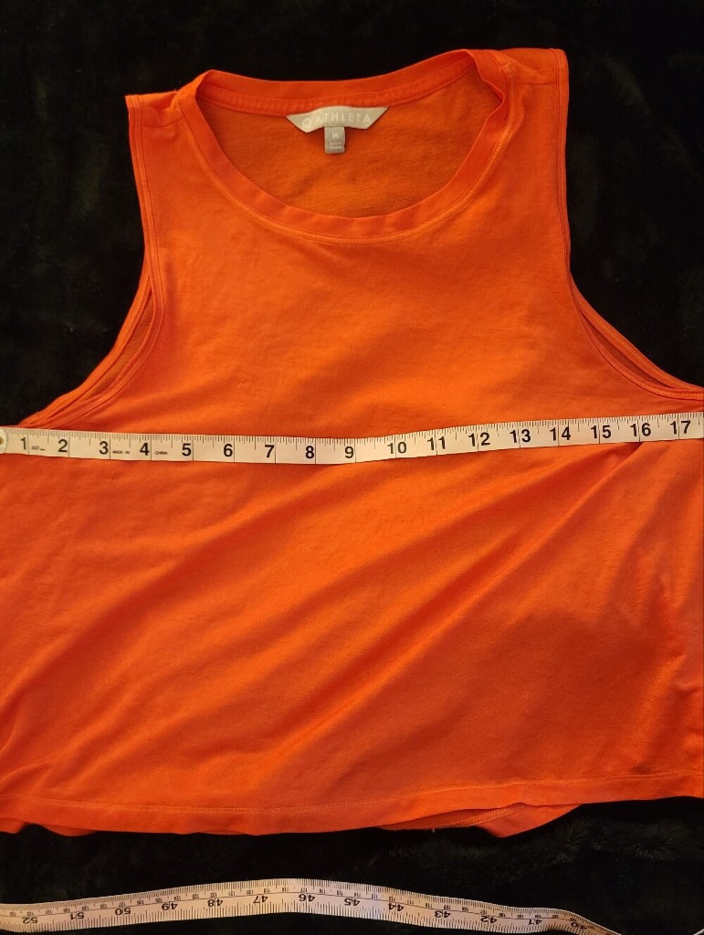 Athleta Orange Crop, M